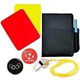 SANTOO Sport Schiedsrichter Set, Fußball Schiedsrichter Karten mit...