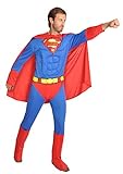 Ciao Herren Superman Costume Adulto Originale DC Comics (Taglia L) Con...