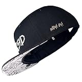 Nebelkind Snapback Cap Inked Schwarz Tattoo Motiv Größenverstellbar...