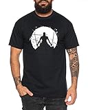 Zorro Moon One Manga Herren Ruffy T-Shirt Anime Piece, Farbe:Schwarz,...