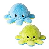 RBSFL Oktopus Plüschtier zum Wenden, Stimmungs Oktopus Kuscheltier,...
