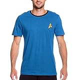 Star Trek Herren Htkts 1201 Bleu T-Shirt, XL