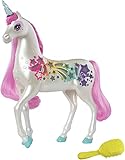 Barbie Dreamtopia Brush 'N Sparkle Unicorn mit magischer Bürste für...