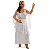 Kostüm Griechin Athena Gr. 42- 48 Kleid weiß Antike Fasching...