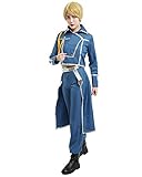 miccostumes Damen Riza Hawkeye Military Cosplay Kostüm, blau, Large