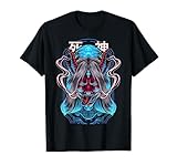 Japan Anime Maske Kitsune Oni Geist Demon T-Shirt