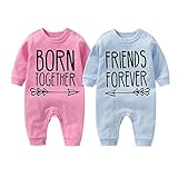 culbutomind Baby Zwillinge Baby Bodys Doppel Ärger süßes Outfit mit...
