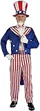 Forum Novelties Herren Kostüm Onkel Sam Party-Zubehör,...