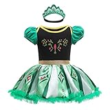 Lito Angels Prinzessin Anna Kleid mit Stirnband für Baby Mädchen,...