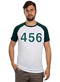 Funidelia | Squid Game Spieler 456 T-Shirt für Herren und Damen ▶...