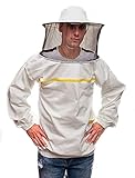 BEEART Premium Beekeeper Outfit with Round Sleeves and Elastic Band...