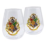 Harry Potter Gläser-Set Hogwarts, 2 Gläser