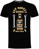 Gas Monkey Garage Herren T-Shirt Arbeit & Play Schwarz Gr. XL, Schwarz