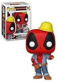 Funko POP! Marvel 30th Anniversary #781 Construction Worker Deadpool...