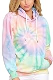 HVEPUO Herbst Mode Batik Hoodie Damen Coole Sachen Für Teenager...