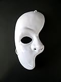 Festartikel Müller Halbmaske für Erwachsene in der Farbe Weiß,...