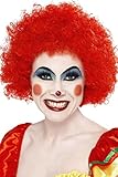 Smiffys Unisex Verrückter Clown Perücke, One Size, Rot, 42089