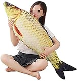 XICHEN 3D Riesenweiches Fisch-Kissen, Karpfen-Plüschkissen,...