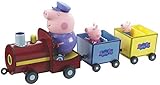 TM TOYS 5034 Peppa Pig Peppas Zug mit 2 Anhängern, Multicolored