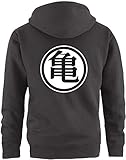 Ezyshirt® Son Goku Herren Hoodie | Herren Kapuzenpullover | Herren...
