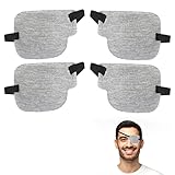 Einzelne Augenmaske, 4 Stück Dreidimensional Elastische Verstellbare...
