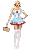 Leg Avenue Diva Dorothy Kostüm Blau-Weiß XS, 1 Stück