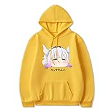 Miss Kobayashi's Dragon Maid Hoodie Kanna Kamui Tohru Pullover...