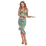 amscan Damen Erwachsenenkostme, Aqua Blue, Medium