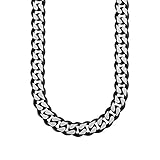s.Oliver Collier Edelstahl Herren Halsschmuck, 50 cm, Schwarz, Kommt...