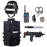 Goldschmidt Kostüme SWAT Set Weste & Helm Accessoires | Kostüm...