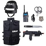 Goldschmidt Kostüme SWAT Set Weste & Helm Accessoires | Kostüm...