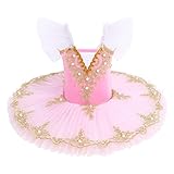 Kinder Ballett Tutu Rock Ballerina Kostüm Mädchen Tanzkostüm mit...