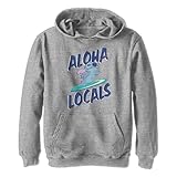 Disney Lilo & Stitch Aloha Locals Stitch Boy's Hooded Pullover Fleece,...