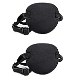 Piraten Augenklappe Einzelne Augenmaske Elastische Augenklappen...