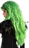 Balinco Perücke Hexe Halloween, Grüne Perücke, Headband Wig, Green...