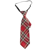 Widmann 0096J - Tartan Krawatte, Rot, Schottenmuster, Accessoire,...