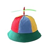 A0127 Kinder Kinder Baumwolle Hubschrauber Propeller Eimer Kappe...
