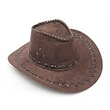 HMILYDYK Cowboyhut, Accessoire für Kostüme und Verkleidungen, breite...