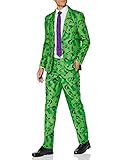 Suitmeister Herren Men Suit Business-Anzug Hosen-Set,The Riddler,XL