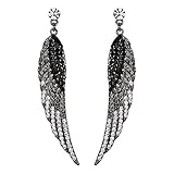 EVER FAITH Damen österreichischen Kristall Hochzeit Engel Flügel...