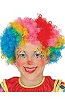 FIESTAS GUIRCA, S.L. Mehrfarbige Clown-Perücke für Kinder