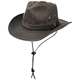 Stetson Diaz Outdoorhut Herren - Westernhut mit Kinnband und biegbarem...