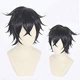 MUZI WIG Kurze Schwarze Anime Cosplay Perücken, The Rising of The...