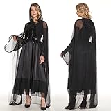 FORMIZON Fasching Kostüm Damen Schwarze Geisterbraut, Böse Königin...