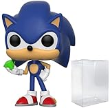POP Spiele: Sonic The Hedgehog - Sonic with Emerald Funko Pop!...