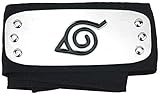 GUGUBU Naruto Shippuden Konoha Leaf Black Ninja Cosplay Stirnband