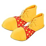 LUOEM Clown Schuhe mit Punkten für Karneval Fasching Kostüm Frauen...