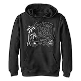 Disney Jungen Lilo & Stitch Stitch Surf Line Art Hoodie, Schwarz, S