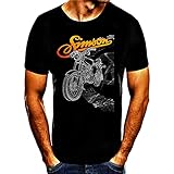 Simson DDR Geschichte Oldschool Moped T-Shirt (XL) Schwarz
