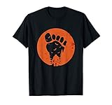 Bigfoot Halloween-Mond Vintage-Kostüm Bigfoot-Halloweenmond T-Shirt